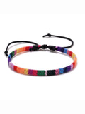 Rainbow Braided Bracelet