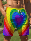 Men's Pride Month Gay Pride Month Rainbow Dehan Board Shorts