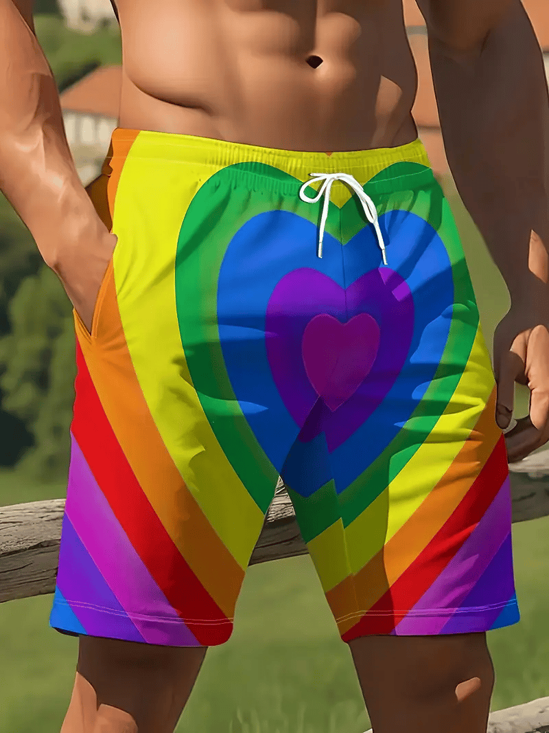 Men's Pride Month Gay Pride Month Rainbow Dehan Board Shorts
