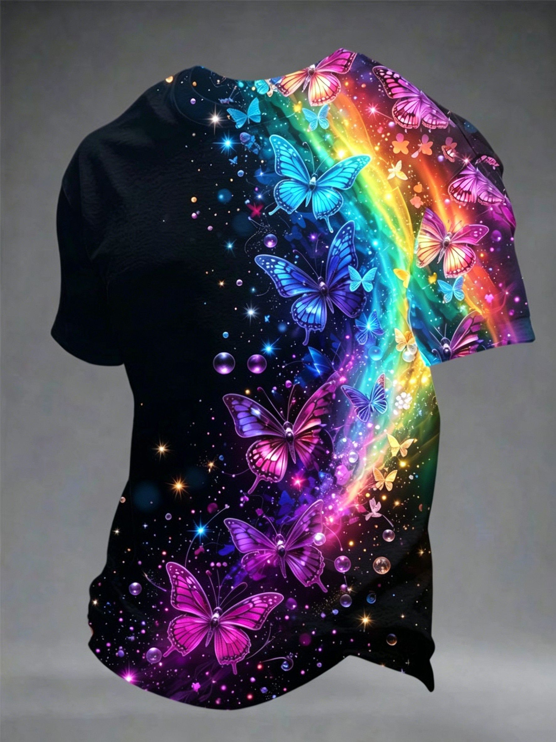 Men's Retro LGBTQ Print Short-Sleeve T-Shirt