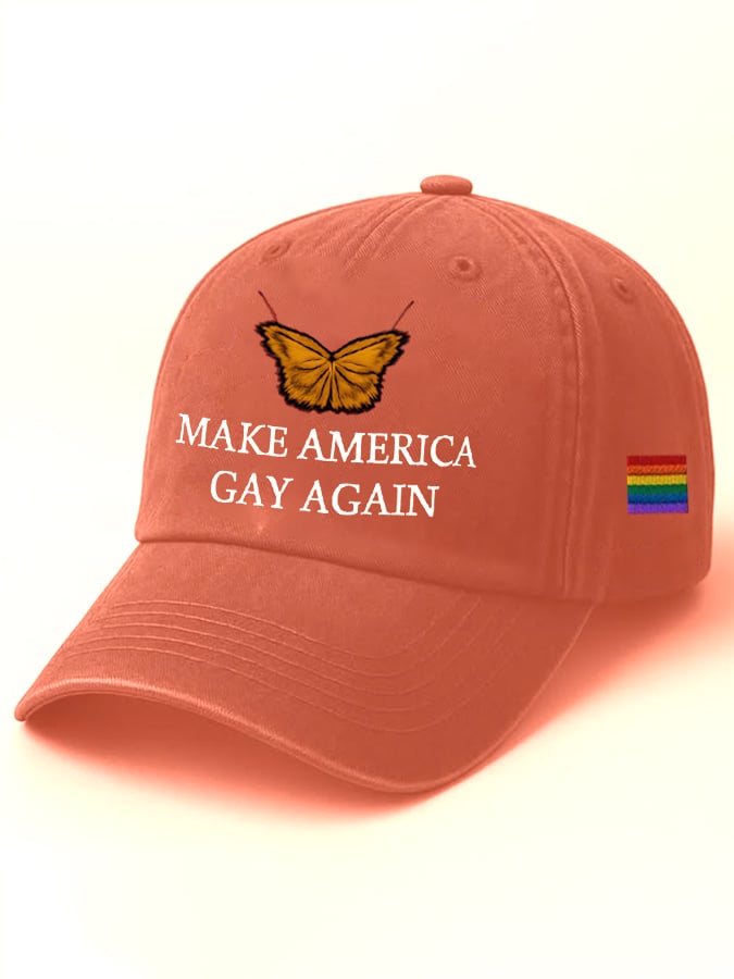 Make America Gay Again Printed Baseball Cap