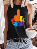 Women'S LGBT Pride Month Print Tank Top