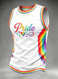 Men's Sleeveless Printed Tank Top