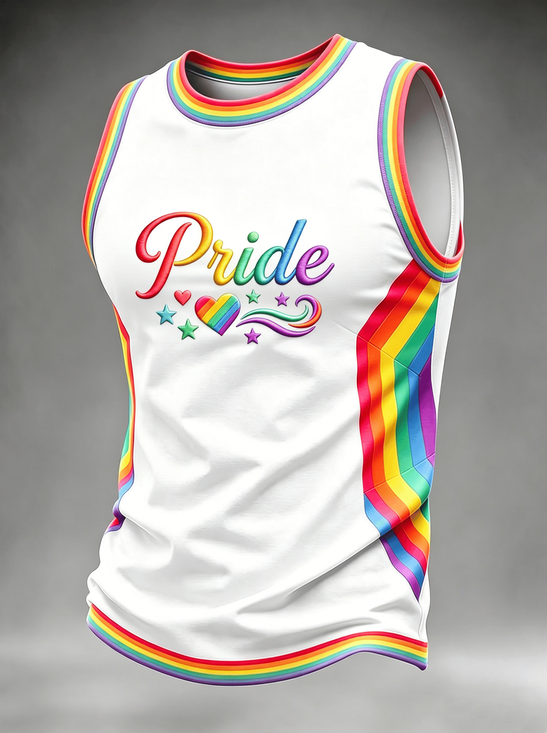 Men's Sleeveless Printed Tank Top