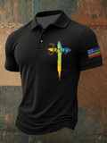 Men's Retro LGBT Printed Polo Shirt