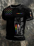 Men's We The People Means Everyone Print Casual T-shirt