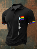 Men'S Retro LGBT Printed POLO Shirt