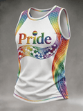 Men's Sleeveless Printed Tank Top
