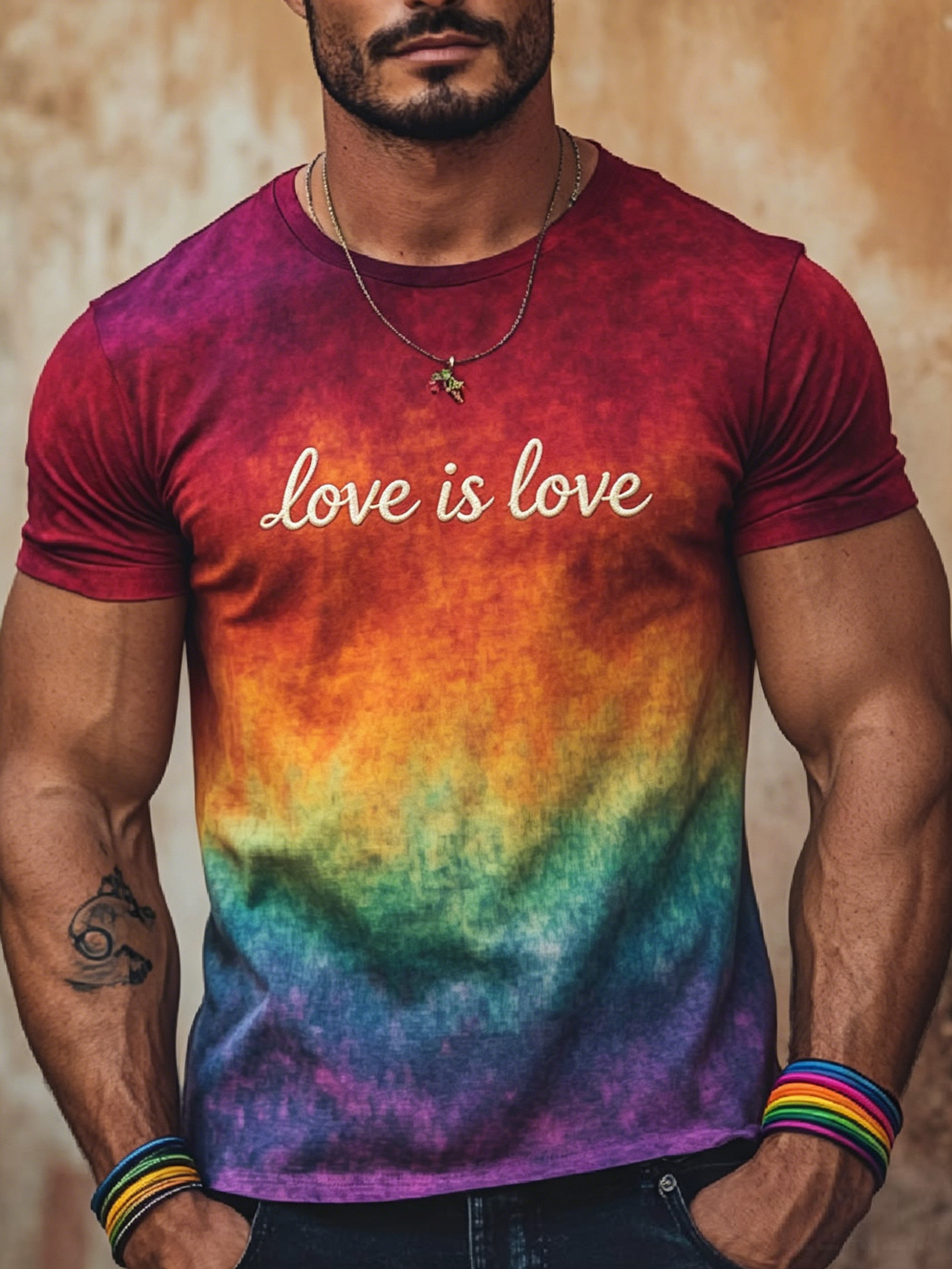 Men's Pride Month Printed Top
