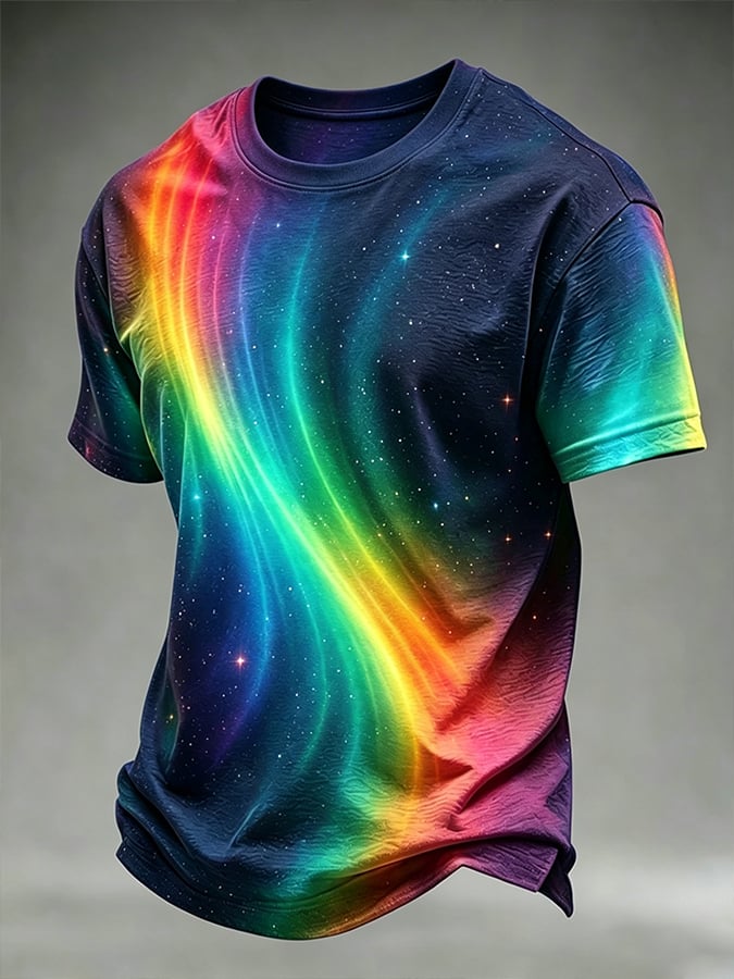 Men's Retro LGBT  Print Casual T-Shirt