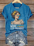 Women's More Pride Less Prejudice Print T-Shirt