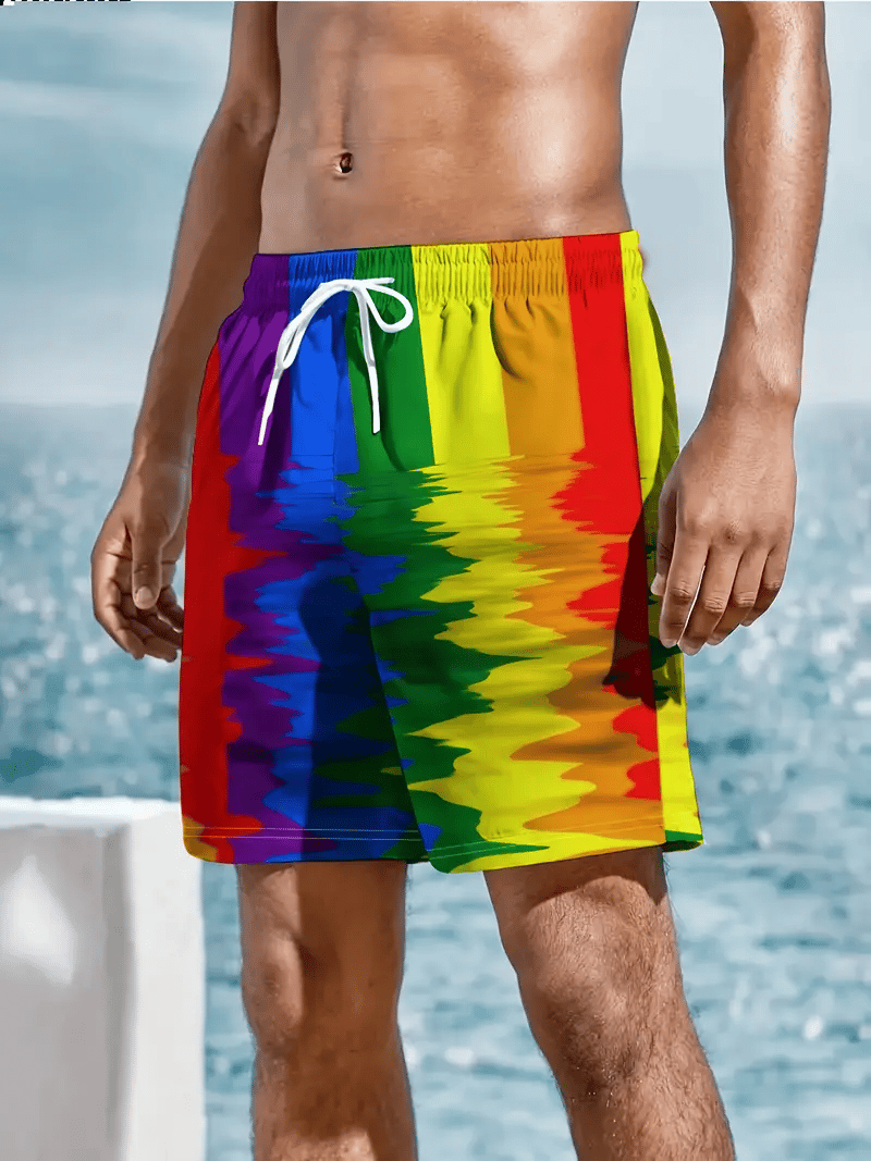 Men's Pride Month Gay Pride Month Rainbow Dehan Board Shorts