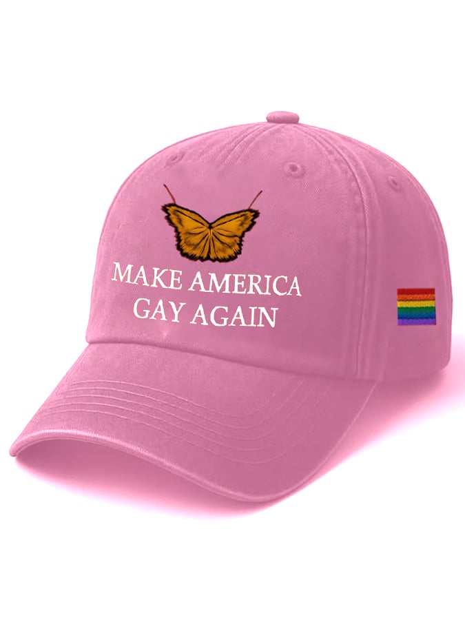 Make America Gay Again Printed Baseball Cap