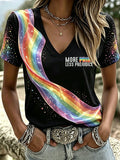 Women's More Pride Less Prejudice Print T-Shirt