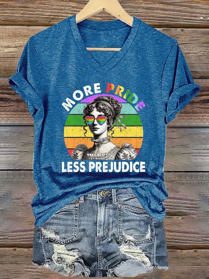 Women's More Pride Less Prejudice Print T-Shirt
