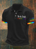 Men's We The People Means Everyone Print Polo Shirt