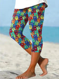 Retro Pride Parade Cats Print Leggings
