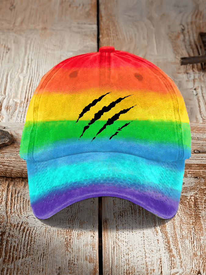 Unisex Rainbow Art Print Hat