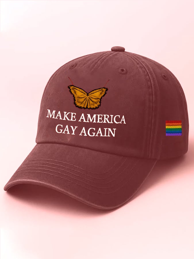 Make America Gay Again Printed Baseball Cap